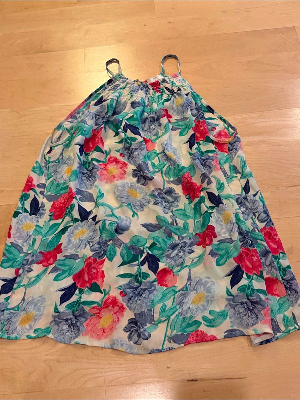 Joie Floral Halter 100% Silk Tank Top